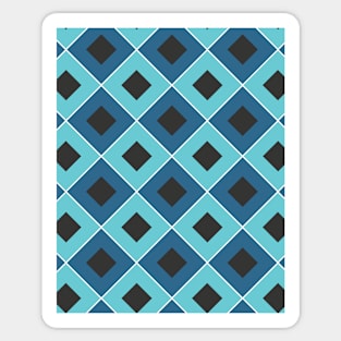 Checkered Diamond Seamless Pattern 006#002 Sticker